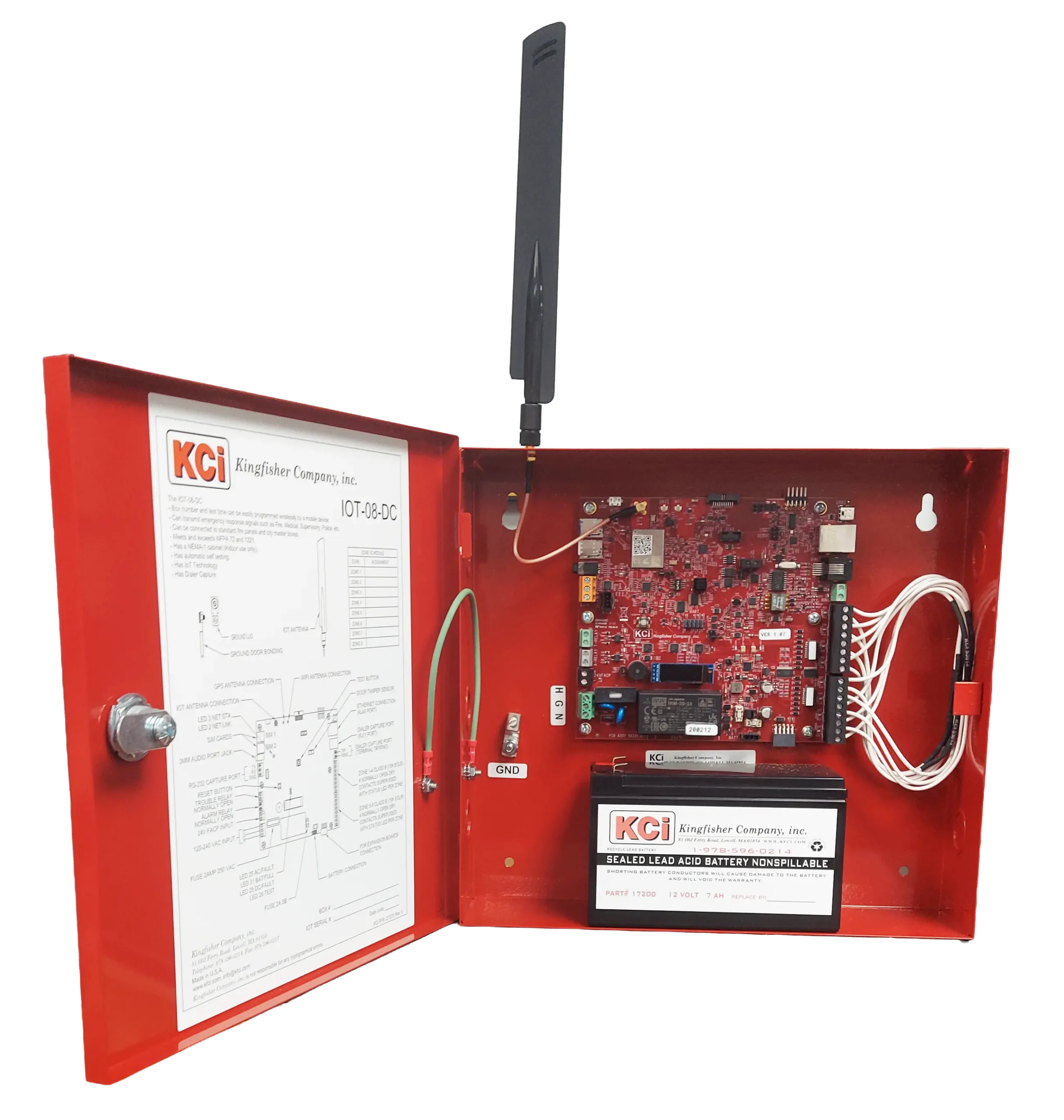 IOT-08-DC, IP Alarm Communicator with Dialer Capture